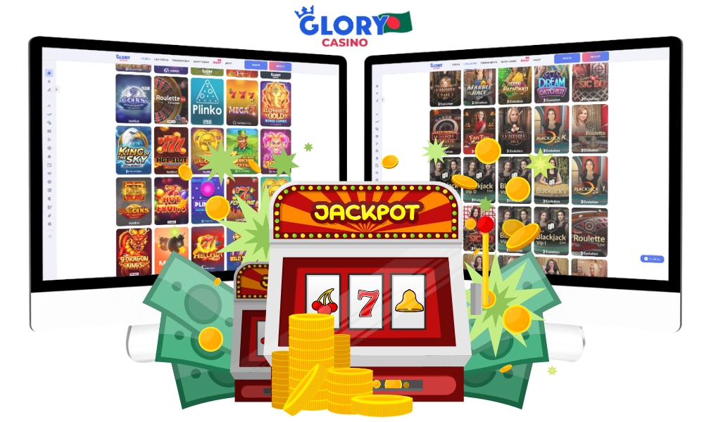 Glory Casino offers a large library of various games