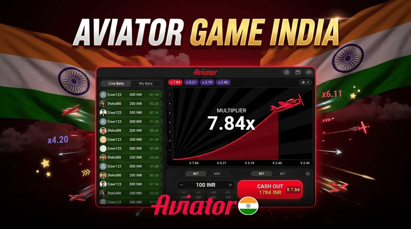 Aviator crash game for real money in India